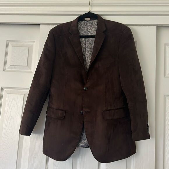 cosani Other - Cosani Vegan Suede Brown Blazer